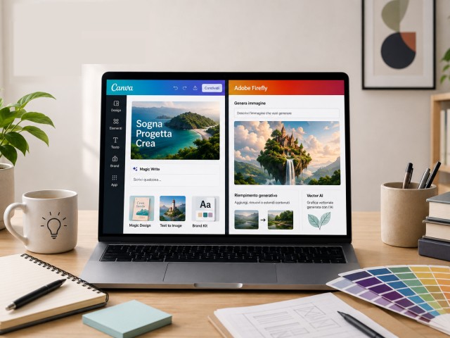 Corso Canva AI e Adobe Firefly